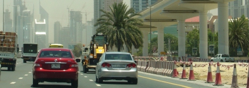 Sheik Zayed Road, towards Dubai.